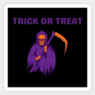 Spooky Trick or Treat Halloween Apparel Magnet